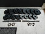 34kg Halterset (30mm), Sport en Fitness, Fitnessmaterialen, Ophalen, Gebruikt, Benen, Halterset