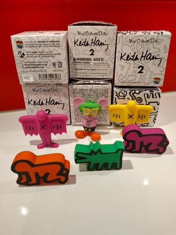 6x Keith Haring Medicom mini VCD Series 2 beschikbaar voor biedingen