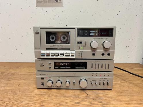 Technics C04 mini setje zeldzaam!, Audio, Tv en Foto, Stereoketens, Zo goed als nieuw, Cassettedeck, Tuner of Radio, Overige merken