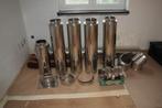 dubbelwandige inox rookkanalen /schouwbuizen, Ophalen, Hoog rendement (Hr), Overige typen, Nieuw