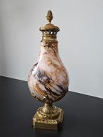 Louis XVI vaas/urne marmer en messing monturen, Antiek en Kunst, Ophalen