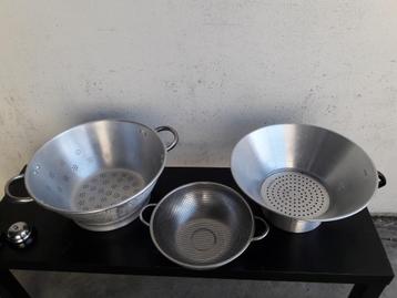 Vergiet RVS/ Frituurvergiet Aluminium beschikbaar voor biedingen