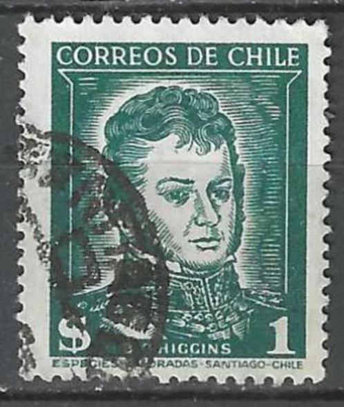 Chili 1952 - Yvert 232 - Bernardo O'Higgins (ST), Timbres & Monnaies, Timbres | Amérique, Affranchi, Envoi