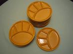 11 assiettes à fondue. 0.60 € / pièce., Ophalen, Zo goed als nieuw, Bord(en)