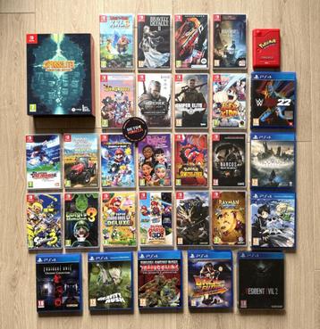 Nintendo Switch/Playstation 4-spellen beschikbaar voor biedingen