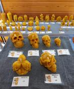Schedels bijenwas kaarsen, Nieuw, Minder dan 25 cm, Overige materialen, Ophalen of Verzenden