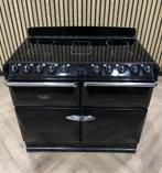 AGA Masterchef II Keramisch Deluxe 100cm + 4 Ovens (ZWART), 60 cm of meer, 5 kookzones of meer, Hete lucht, Vrijstaand