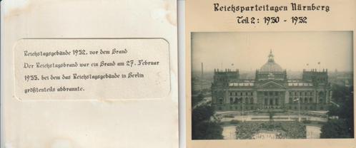 Carnet dépliant Reichsparteitagen 1930-32, Collections, Objets militaires | Seconde Guerre mondiale, Autres, Envoi