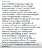 Vouwwagen Conway Cortina, Ophalen, Tot en met 5
