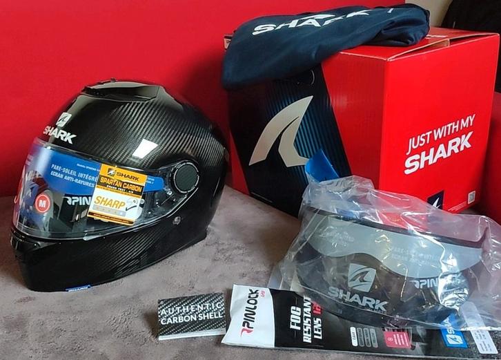 Shark Spartan Carbon 1.2 helm maat M, Motoren, Kleding | Motorhelmen, M, Shark, Ophalen