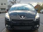 Peugeot 5008 1.6 E-HDI AUTOMAAT EURO5 7 PL. EXPORT, Auto's, Euro 5, Monovolume, Zwart, Leder