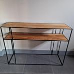 Halmeubel, Huis en Inrichting, Tafels | Sidetables, Ophalen, Gebruikt, 50 tot 100 cm, Teakhout