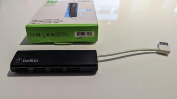 USB 2.0 travel hub (multipoortadapter) - nieuw