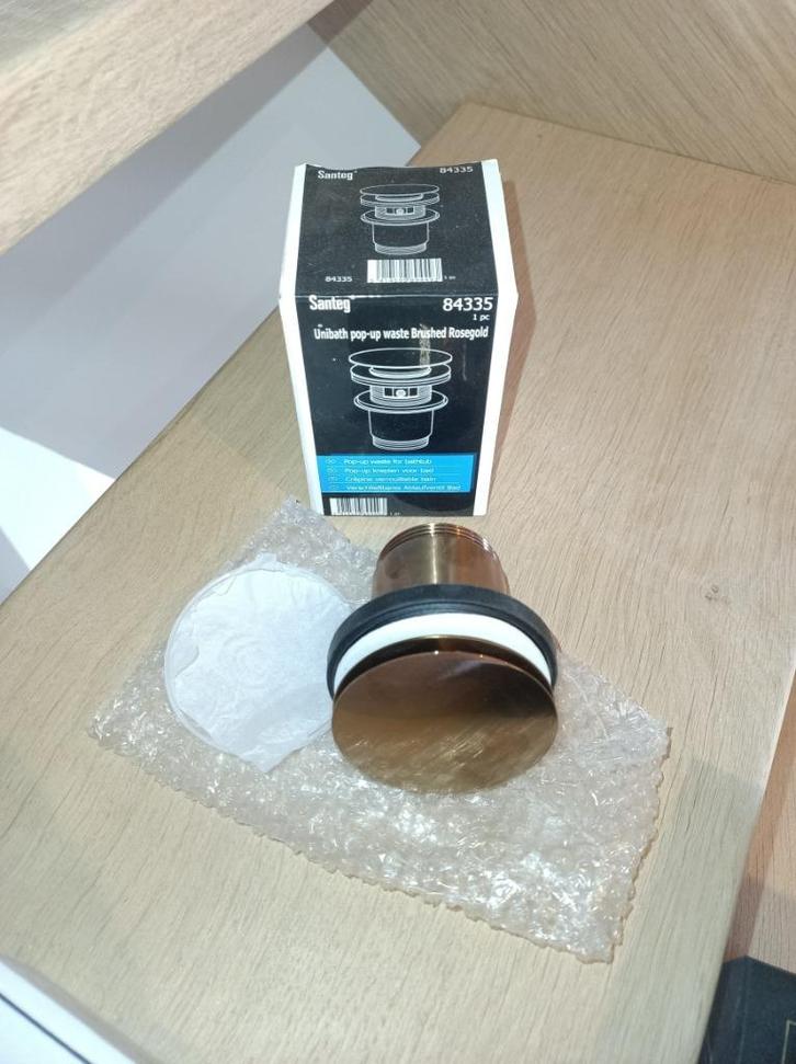 Crépine cuivrée, Bricolage & Construction, Sanitaire, Neuf, Baignoire, Cuivre, Inox, Enlèvement ou Envoi