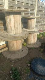 6x houte bobijnen / Haspels, Tuin en Terras, Ophalen, Zo goed als nieuw