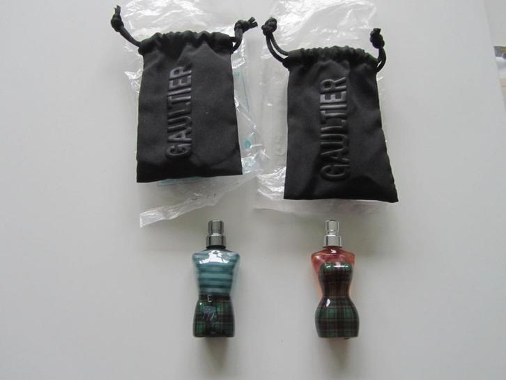 GAULTIER Nieuw HARROD'S miniatuurkoppel, Verzamelen, Parfumverzamelingen, Miniatuur, Verzenden