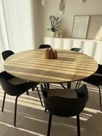 Table ronde + 6 sièges baquets, Maison & Meubles, Enlèvement, Comme neuf