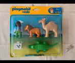 🍄 Playmobil 1-2-3 ( 6744 ) . Dierenarts met wilde dieren, Enlèvement ou Envoi, Neuf, Ensemble complet