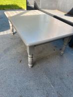 Grijze tafel, Tuin en Terras, Ophalen, Gebruikt, Rechthoekig