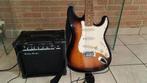 Harley benton elektrische gitaar met versterker, Muziek en Instrumenten, Snaarinstrumenten | Gitaren | Elektrisch, Ophalen, Met versterker