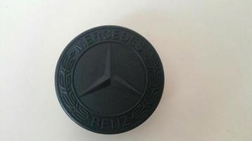 Emblème de capot avec logo Mercedes Ø 57 mm bleu/noir, Neuf, Enlèvement ou Envoi, Mercedes-Benz, Capot moteur