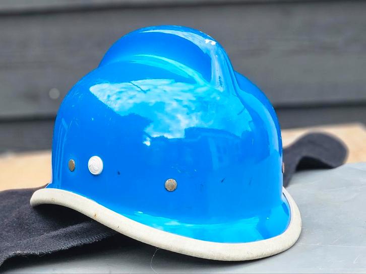 Brandweerhelm brandweer Nederland Rotterdam casque pompier, Verzamelen, Militaria | Algemeen, Ophalen of Verzenden