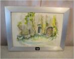 Mooi Oud Aquarel 'Porto Splendide' - Faplinke, Ophalen of Verzenden