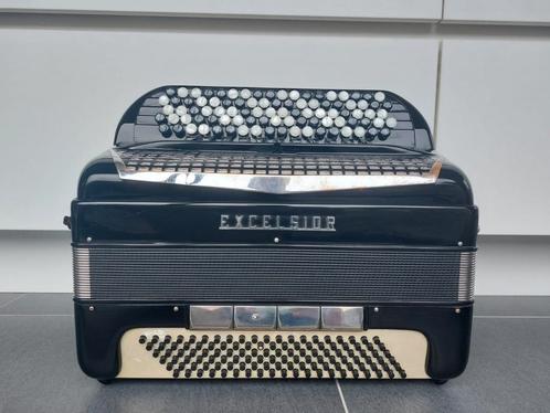 Accordeon Excelsior 610 do1, Muziek en Instrumenten, Accordeons, Gebruikt, Ophalen