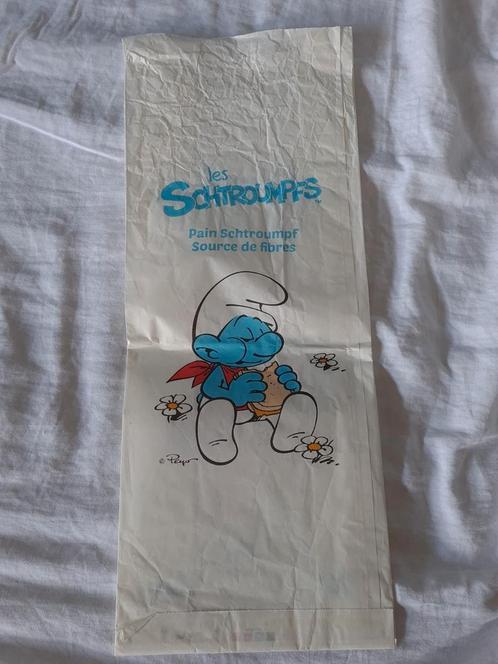 Sachet de pain schtroumpf, Verzamelen, Smurfen, Gebruikt, Overige typen, Smulsmurf, Ophalen of Verzenden