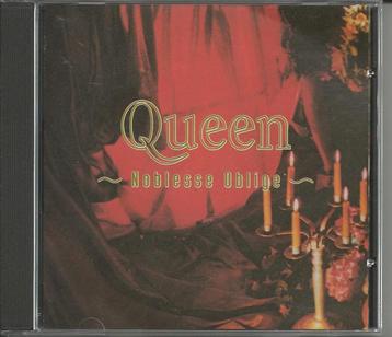 CD QUEEN - Noblesse Oblige - Mannheim 1986