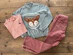 JBC, Fred &Ginger en H&M broek + LS + trui hertje 128, Ophalen of Verzenden, JBC, Meisje, Broek