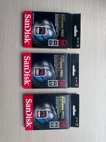 Sandisk sd cards beschikbaar voor biedingen