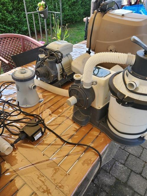jacuzzifilter+zandfilter+heldere pomp+accessoires, Tuin en Terras, Bubbelbaden en Hottubs, Gebruikt, Filter, Pomp, Ophalen