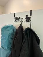 Zwarte kapstok/kledinghanger met katten voor deur, Ophalen of Verzenden, Nieuw, Overige typen, Minder dan 100 cm