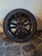 Zwarte CMS velgen + winterbanden Pirelli, Auto-onderdelen, Banden en Velgen, Gebruikt, Winterbanden, 235 mm, Band(en)