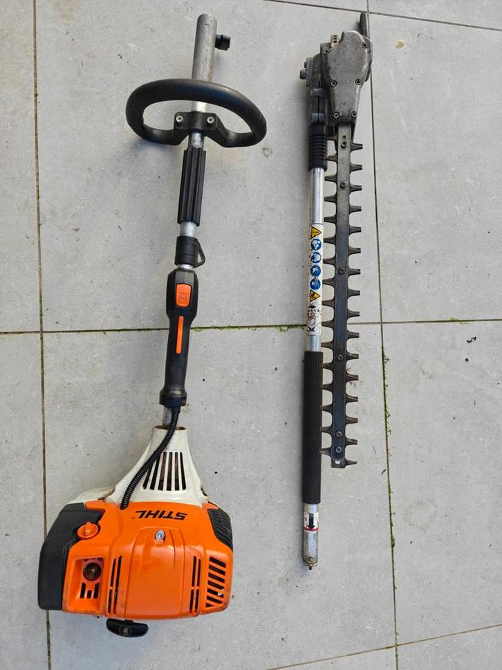 Stihl KM131R combimachine + haagschaar (HL-KM 145), Tuin en Terras, Heggenscharen, Ophalen