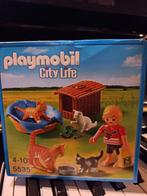 Playmobil City Live 5535  Poezenfamilie met mand, Kinderen en Baby's, Speelgoed | Playmobil, Ophalen, Gebruikt, Complete set