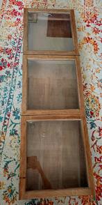 Grote antieke winkel vitrine kast, display meubel, Huis en Inrichting, Kasten | Vitrinekasten, Ophalen, Glas