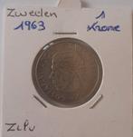 Suède 1 couronne 1963 argent, Envoi