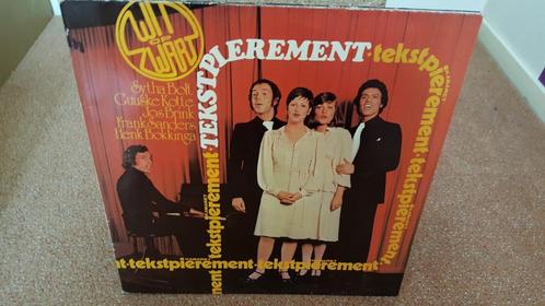 TEKSTPIEREMENT - WIT OP ZWART (1975) (LP), CD & DVD, Vinyles | Autres Vinyles, Utilisé, 10 pouces, Envoi