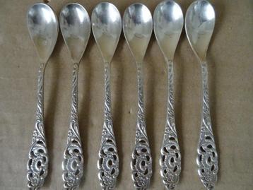 Vintage set verzilverde lepeltjes Sola 90 koffielepeltjes 6x beschikbaar voor biedingen
