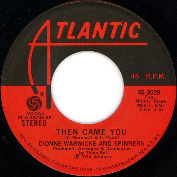 Dionne Warwicke And Spinners – Then Came You '7 U.S, Cd's en Dvd's, Vinyl Singles, Gebruikt, Single, R&B en Soul, 7 inch, Ophalen of Verzenden
