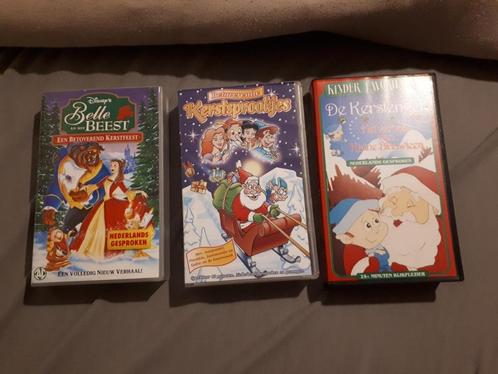 videoband VHS - Kerst - kinderen - 2 stuks - € 1.00, Cd's en Dvd's, VHS | Kinderen en Jeugd, Gebruikt, Alle leeftijden, Verzenden