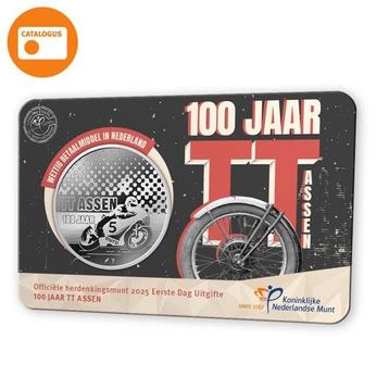 100 jaar TT Assen vijfje 2025 Eerste Dag Uitgifte beschikbaar voor biedingen