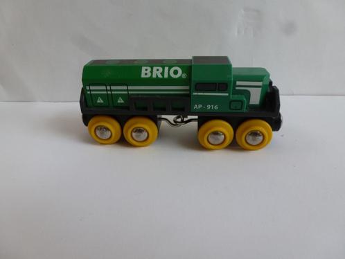 Brio groene locomotief Freight locomotive 33693, Kinderen en Baby's, Speelgoed | Houten speelgoed, Zo goed als nieuw, Ophalen of Verzenden
