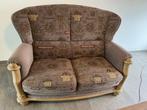 Mooie 2-zits zetel, vintage, Minder dan 150 cm, Rechte bank, Vintage, Zo goed als nieuw