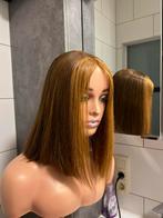 Pruik voor natuurlijk haar, Handtassen en Accessoires, Uiterlijk | Haarverzorging, Ophalen of Verzenden, Zo goed als nieuw