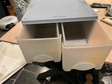 opbergbak: box met 2 lades, Enlèvement ou Envoi