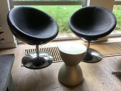 2x Halve Maan Stoel, Huis en Inrichting, Fauteuils, Ophalen