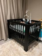 Mooie, nette babybox mat zwart, Kinderen en Baby's, Ophalen of Verzenden, Zo goed als nieuw, In hoogte verstelbaar